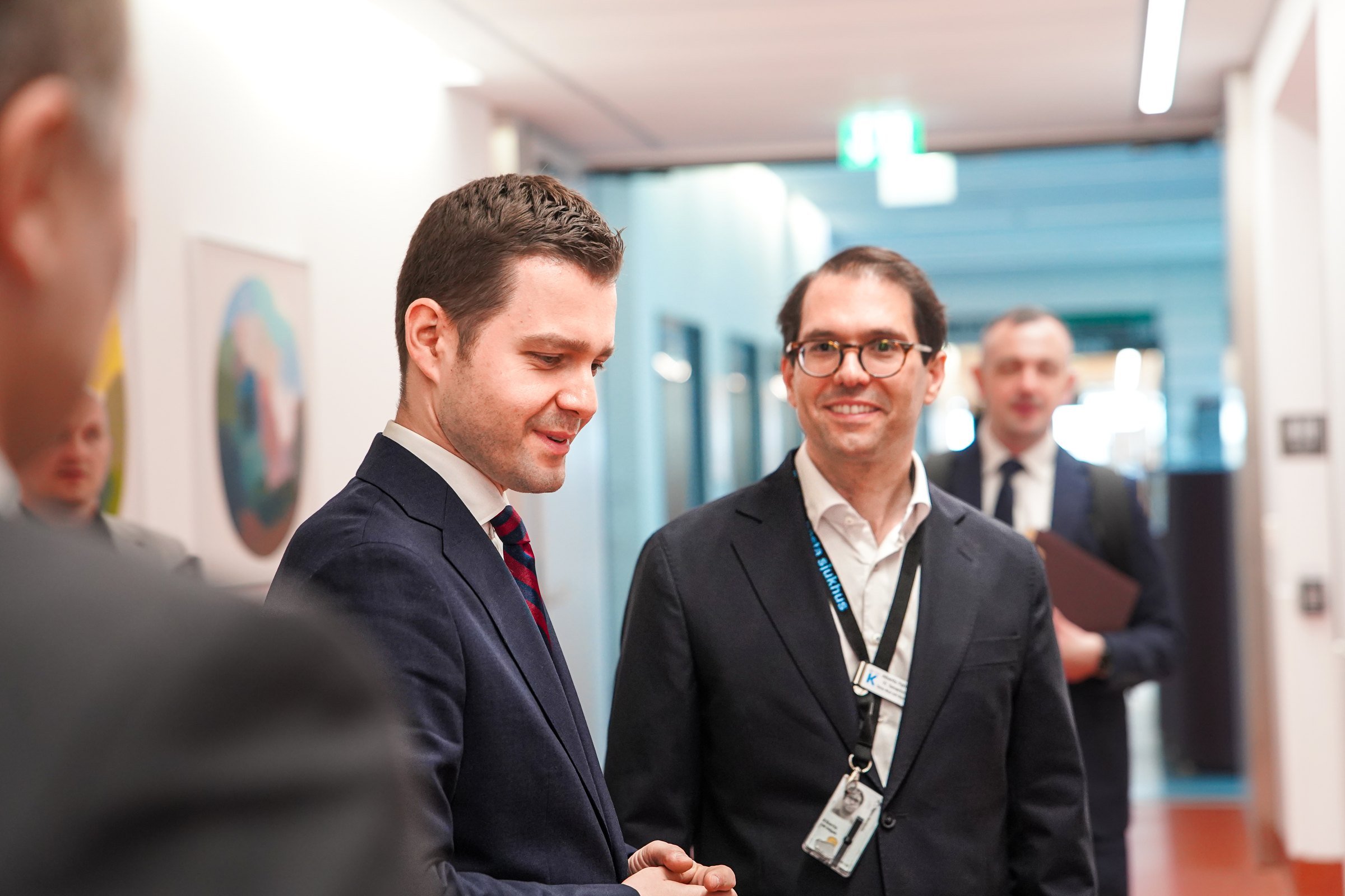 Delegation från Nordmakedonien hälsar på hos Karolinska