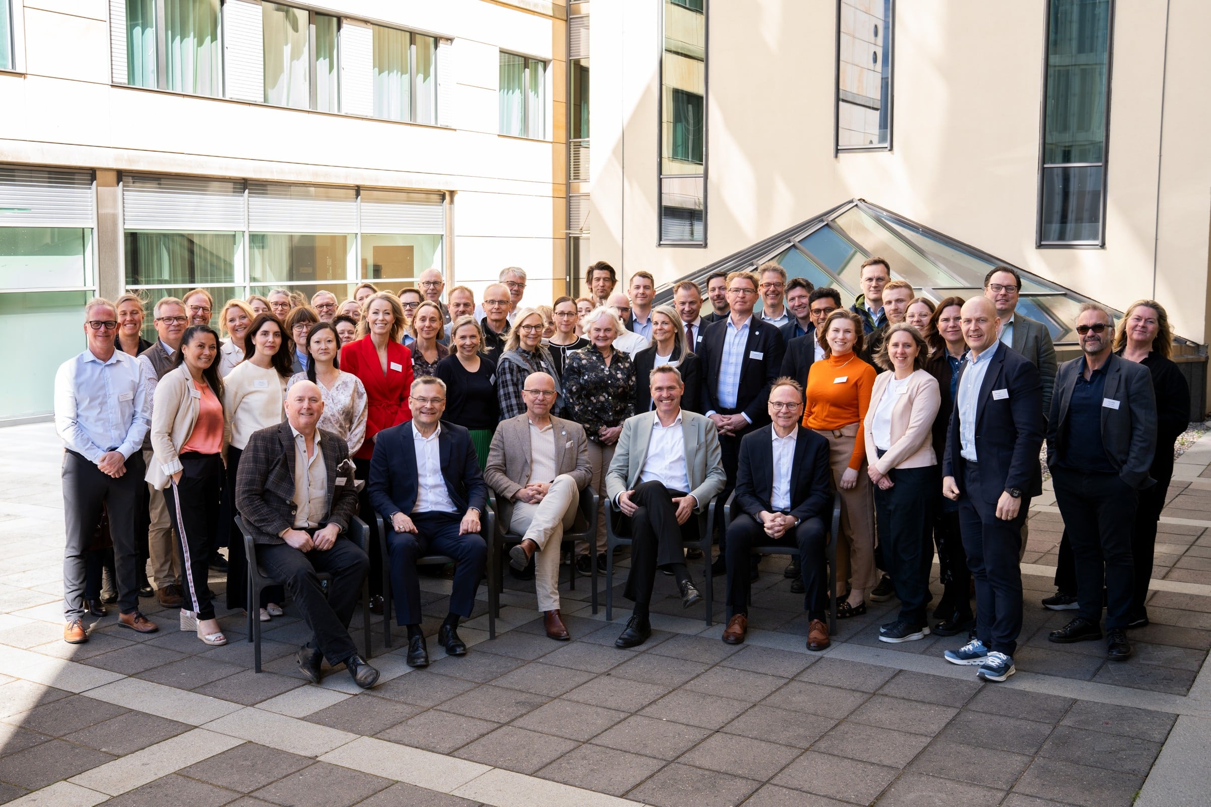 Group photo of the Nordic University Hospital Alliance in Oslo 2026.