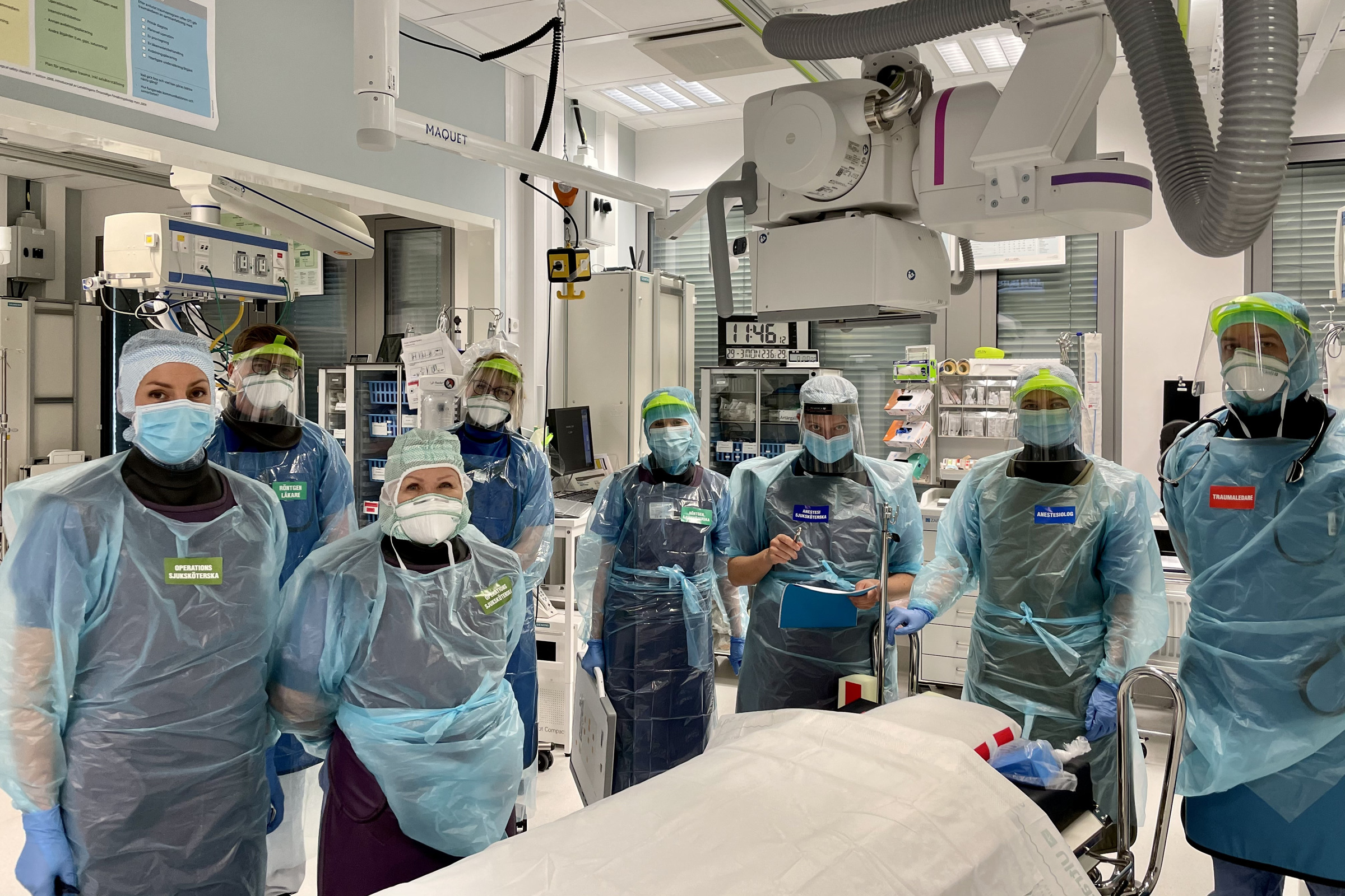 Karolinska trauma team from 2021